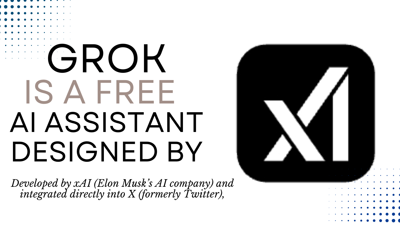 Grok AI interface by xAI used for crypto sentiment analysis